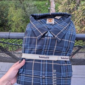 Timberland Blue Plaid Shirt